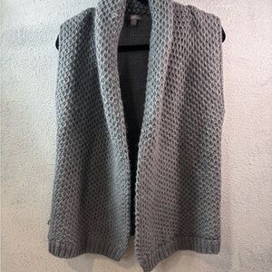 J. Jill Gray Knit Ski Jacket